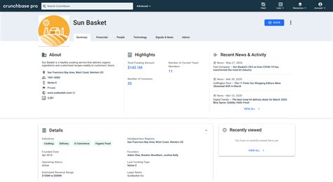 Get Started with Crunchbase .